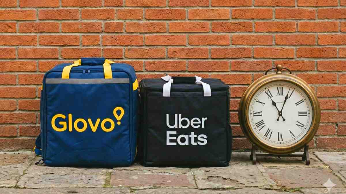 Ile zleceń na godzinę robi kurier Glovo i Uber Eats