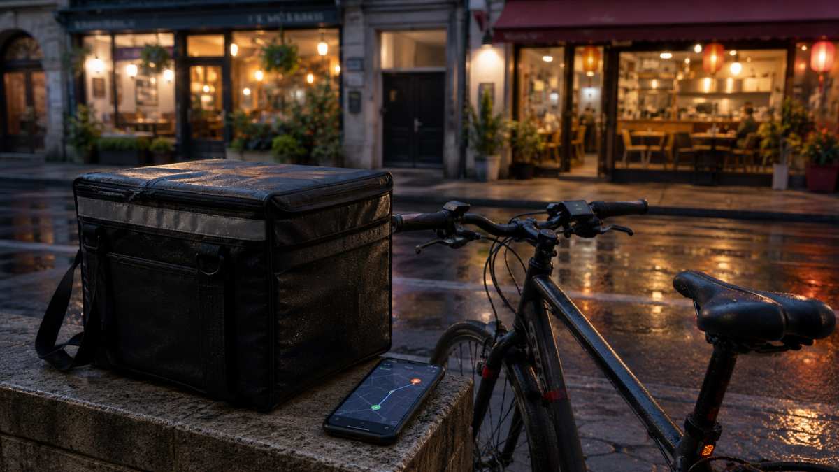 Pierwsza praca bez doświadczenia jako dostawca jedzenia